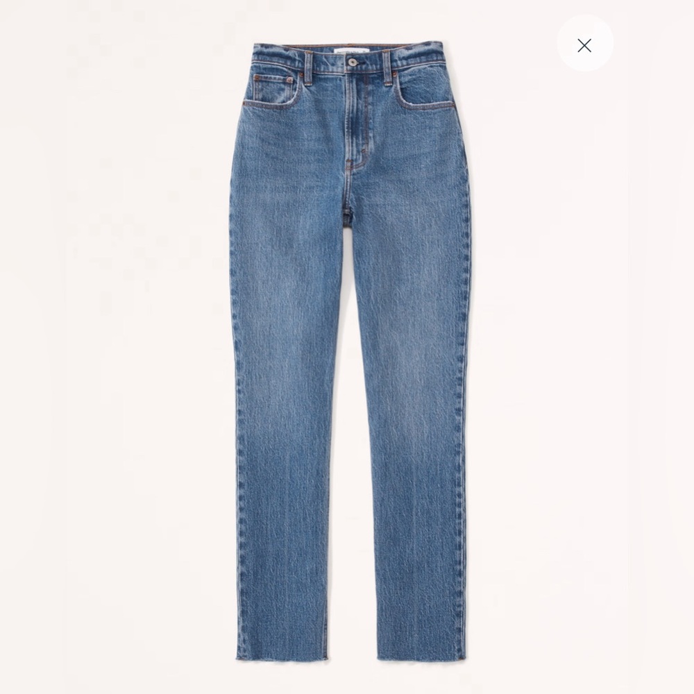 Curve Love Ultra High Rise 90s Straight Jean- size 33/16 L.